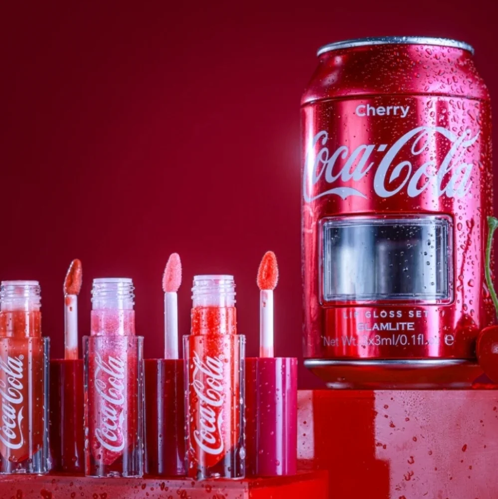 Coca-Cola Cherry Gloss Collection 3 Piece Set/ BRAND NEW/ 1 LEFT